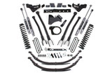BDS Suspension 7 Inch Lift Kit w/ 4-Link | Ford F250/F350 Super Duty (23-26) 4WD | Diesel | Leaf Springs / NX2 Nitro Series 