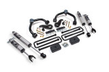 BDS Suspension 3 Inch Lift Kit | Chevy Silverado or GMC Sierra 2500HD/3500HD (20-26) | 2 Inch Block Kit w/ Overload / FOX 2.5 Performance Series HTO 