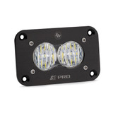 Baja Designs S2 Sport Black Flush Mount LED Light Pod (Wide Cornering; Clear) 