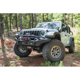 Fab Fours Lifestyle Winch Bumper w/Pre-Runner Guard Plate Steel Bare JL24-B5052-B 