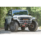 Ghost Stubby Bumper w/Pre-Runner Guard Plate Steel Bare JL24-B5152-B