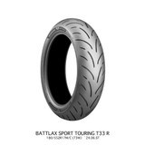 Bridgestone  Battlax Sport Touring T33R Tire - 190/50ZR17 M/C 73W TL Rear