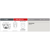 Firestone Ride-Rite Replacement Service Spring 1T14C1 RB 3/4CF 1/2ST PST (W013582131)
