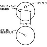 Firestone Ride-Rite Replacement Air Helper Spring Rear 267C 1.5 (W217606782)