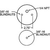 Firestone Ride-Rite Replacement Bellow 110/70 239mm (For PN 2162 / 2312 / 2222 / 2165) (W217609002)