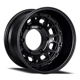 17X8 6X205 -120 HB 161.1 R45V REAR SATIN BLACK