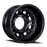 Reika R45V Marauder Dual Valve Rear Super Single Satin Black, 17x8, 6x205, -120 
