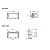 Black 'Triple-R' Lens Cover (Carbon-2) - LC-IIIR-00C2