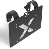 Ex-Guard Black Powder Coated License Plate Bracket
