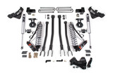 BDS Suspension 4 Inch Lift Kit w/ 4-Link | FOX 2.5 Coilover Conversion - Performance Elite | Ford F450 Super Duty (20-22) 4WD | FOX 2.5 Performance Series 