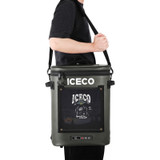 GOPack12 Single Zone Backpack 12V Portable Cooler | ICECO | 13.5 QT | 12 LT | Gray