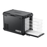 VL45Plus Single Zone 3 Way Access 12V Portable Freezer | ICECO | 44 QT | 41 LT | Black