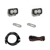 Baja Designs S2 Sport Dual Reverse Kit - '15-21 F-150 (Wide Cornering; Clear; Toggle Wiring) 