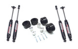 TeraFlex 97-06 Jeep Wrangler TJ 2 Inch Performance Spacer Lift Kit & 9550 VSS Twin-Tube Shocks TeraFlex 1245200 
