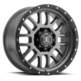 ICON ALLOYS ALPHA GUN METAL - 20 X 9 / 8 X 180 / 12MM / 5.5" BS