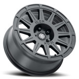 ICON ALLOYS RICOCHET SAT BLK - 15 X 7 / 5 X 100 / 15MM / 4.6" BS