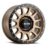 Method Wheels Method MR305 NV HD 18x9 +18mm Offset 8x180 130.81mm CB Method Bronze/Black Street Loc Wheel 
