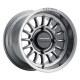 Method Wheels Method MR411 Bead Grip 15x7 / 4+3/13mm Offset / 4x156 / 132mm CB Gloss Titanium Wheel 