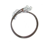 ReadyLift 6in. Front and Rear Braided Stainless Steel Brake Lines 
