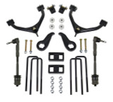 ReadyLift 3.5in. SST Lift Kit Front with 1.0in. Rear with Upper Control Arms without Shock 