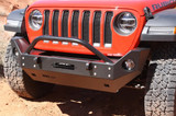 Rock Hard 4x4 Alumium Patriot Series Mid Width Front Bumper w/ Lowered Winch Plate for Jeep Wrangler JL 2018 - Current [RH-90248]