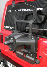  Rock Hard 4x4 Adjustable Spare Tire Carrier w/ Jack Mount for Jeep Wrangler JL 2018 - Current [RH-90347] 