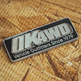  OK4WD Metal Emblem 