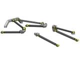 Clayton Off Road Jeep Wrangler Pro Series 3 Link Long Arm Upgrade Kit 1997-2006 TJ Clayton Off Road 