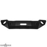 Jeep JK Full Front Bumper For 07-18 Wrangler JK With Winch Plate No Bull Bar Black Powdercoated Rigid Series 