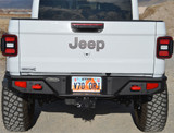 Gladiator Full Rear Bumper For 20-Pres Jeep Gladiator No Tire Carrier Rigid Series 