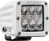 RIGID D-Series PRO Light, Driving Optic, Surface Mount, White Housing, Single