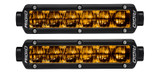 SR-Series DOT/SAE J583 6 Inch Selective Yellow LED Fog Light, Pair