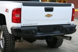 Fab Fours Heavy Duty Rear Bumper Uncoated/Paintable Incl. 0.75 in. D-Ring Mount [AWSL] CH11-W2151-B 