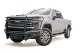 Fab Fours Elite Front Bumper w/Full Guard And Tow Hooks Steel Black CH20-Q4960-1 