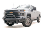 Fab Fours Elite Front Bumper w/Tow Hooks Steel Black CH20-Q4961-1 