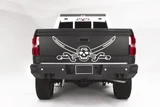 Fab Fours Heavy Duty Rear Bumper Uncoated/Paintable w/Sensors [AWSL] CS14-W3151-B 