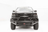Fab Fours Black Steel Front Bumper 2 Stage Black Powder Coated w/Pre-Runner Guard CS16-K3862-1 