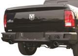 Heavy Duty Rear Bumper Uncoated/Paintable Incl. 0.75 in. D-Ring Mount [AWSL] F66DR09-W2950-B