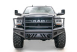 Fab Fours Elite Front Bumper Black Steel Front w/Full Guard DR19-Q4460-1 