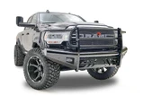 Fab Fours Black Steel Front Bumper w/Full Guard DR19-S4460-1 