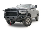 Fab Fours Matrix Front Bumper w/Full Guard Plate Steel DR19-X4450-1 