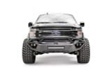 Fab Fours Vengeance Front Bumper 2 Stage Black Powder Coated w/Pre-Runner Guard FF18-D4552-1 