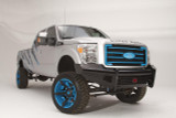 Fab Fours Black Steel Front Ranch Bumper FS11-S2561-1 