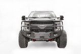 Premium Winch Front Bumper 2 Stage Black Powder Coated w/Full Grill Guard FS17-A4150-1