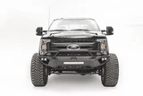 Fab Fours Vengeance Front Bumper 2 Stage Black Powder Coated w/Pre-Runner Guard FS17-V4152-1 