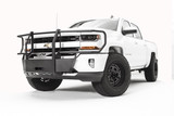 Fab Fours Winch Mount 2 Stage Black Powder Coated w/Full Grill Guard GM16-N3370-1 
