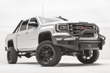 Fab Fours Elite Front Bumper 2 Stage Black Powder Coated w/Pre-Runner Guard GS16-R3962-1 