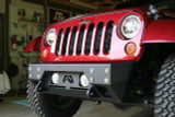 Fab Fours FMJ Stubby Winch Front Bumper 2 Stage Black Powder Coated JK07-B1855-1 