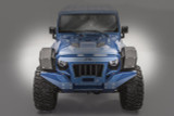 Fab Fours Fender Flare Uncoated/Paintable Full Width Front [AWSL] JK1006-B 