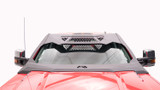 ViCowl 2 Stage Black Powder Coated Combines Roof Visor And Cowl F66VC3100-1